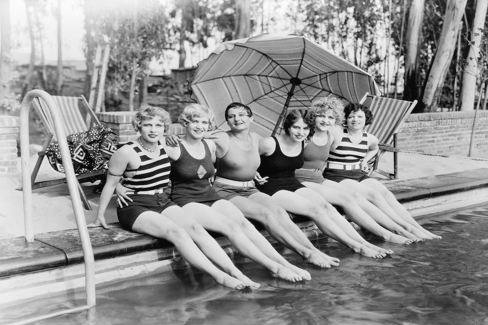Bademoder der 1920 - Bademode 20er Jahre