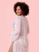 FULLA – Weiß Robe – Bild 2