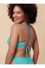 LAURA – Türkis Bikini-Top – Bild 4