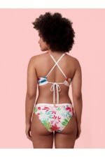 LAURA – Flower Print Bikini-Top – Bild 3