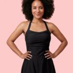 NADJA – Schwarz Tankini-Top