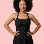 NADJA – Schwarz Tankini-Top