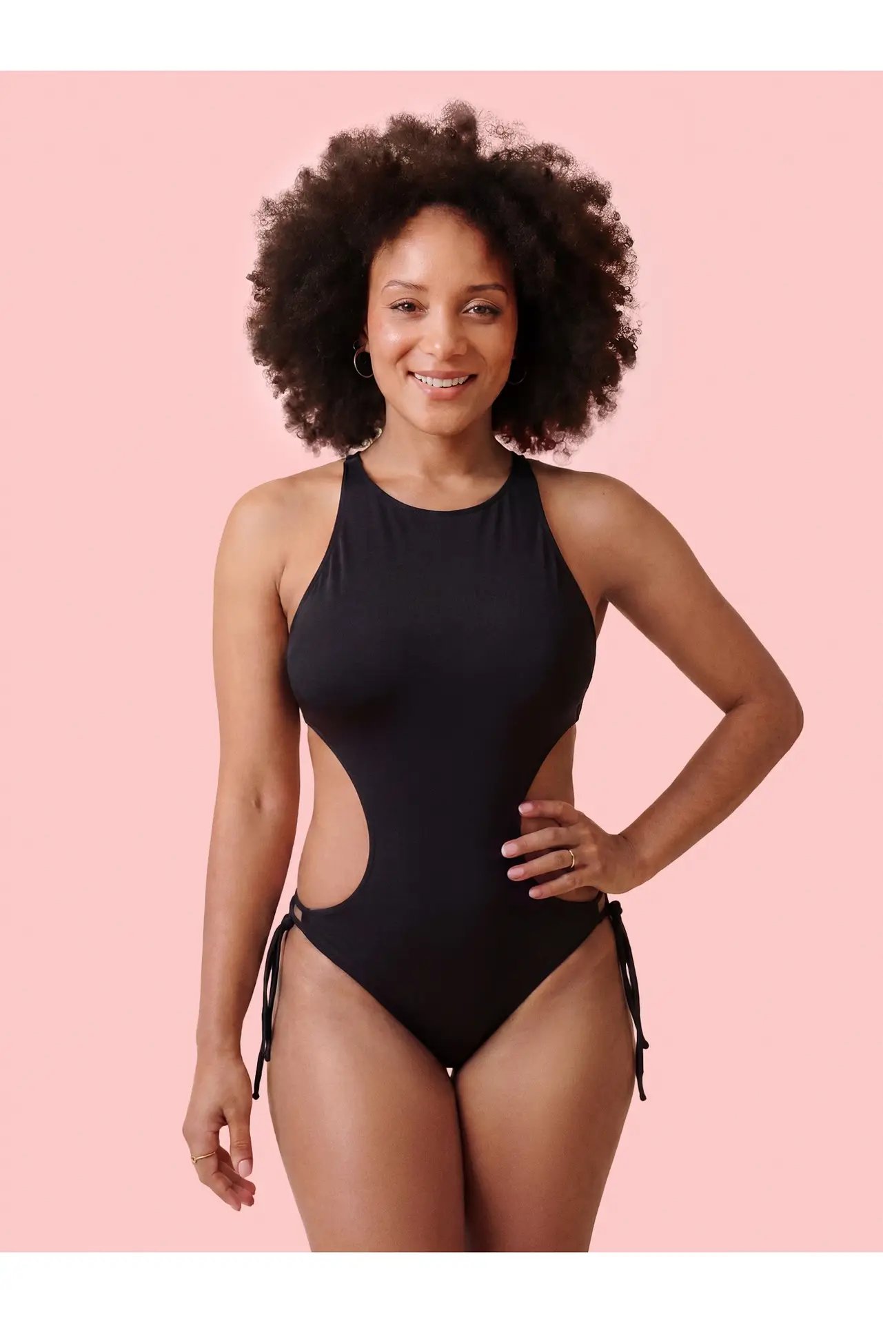 Vanessa_Monokini_vorne_schwarz_ANNA VANESSA – Schwarz Monokini – Bild 1